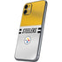 NFL Pittsburgh Steelers White Striped iPhone 11 Skin